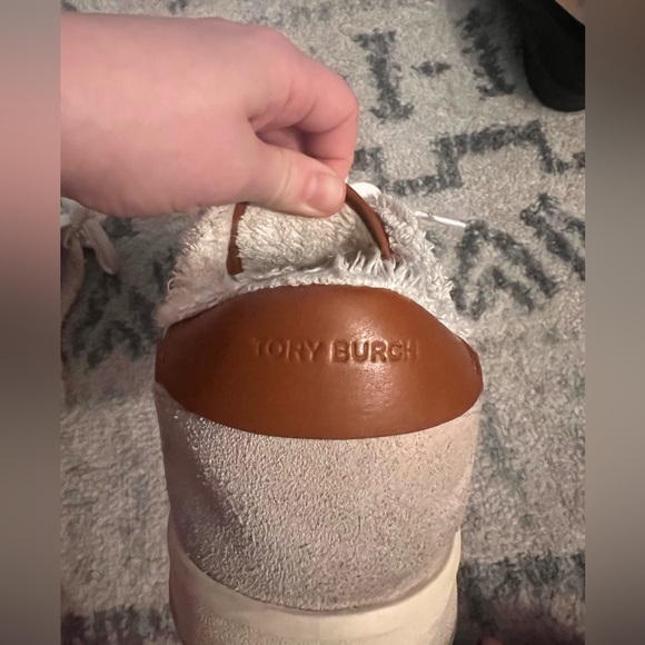 USED TORY BURCH HOWELL COURT LINED SNEAKERS SZ 8! - Picture 2 of 13